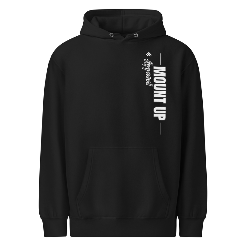 Vertical Script Hoodie