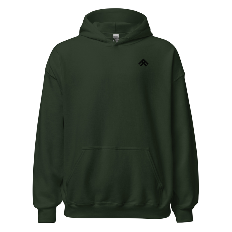 Signature Script Hoodie - Forest Green